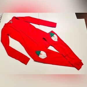 Hanna Andersson Christmas Gnome Tomte Union Suit Pajamas Size: 160 (14)